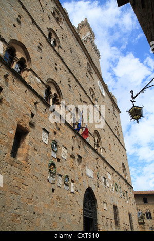 Palazzo dei Priori, Volterra, Tuscany, Italy, Europe Stock Photo