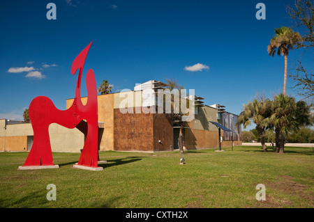 Dactyl metal sculpture, by Stuart Kraft, International Museum of Art and Science, McAllen, Rio Grande Valley, Texas, USA Stock Photo
