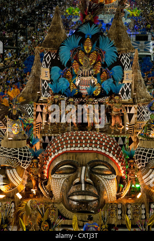 Giant Float in Carnival Parade Rio de Janeiro Brazil Stock Photo