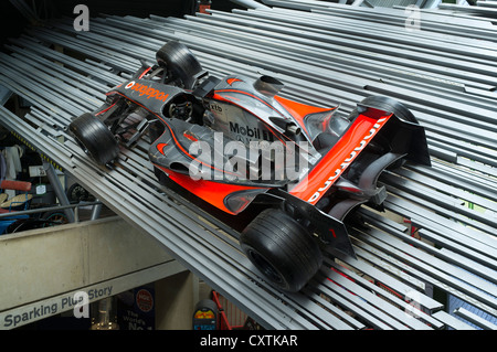 dh British National Motor Museum BEAULIEU MUSEUMS HAMPSHIRE ENGLAND UK McLaren Mercedes MP4/21 racing car display Stock Photo