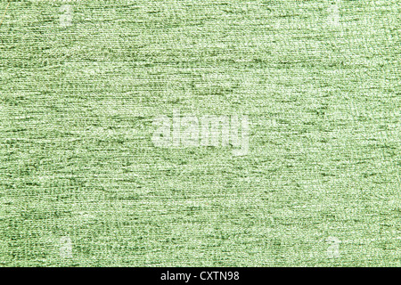 Texture green curtain fabric as a detailed background image Stock Photo