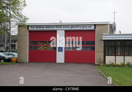 Tetbury Community Fire and Rescue Station, New Church Street in Tetbury, Gloucestershire, UK Stock Photo