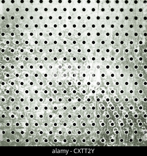A detailed textured metal background in monochrome Stock Photo