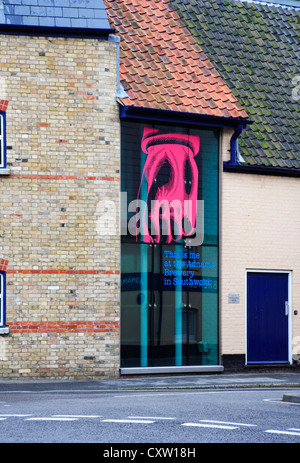 A view of the entrance to Adnams Brewery in the east coast town of Southwold, Suffolk, England, United Kingdom. Stock Photo