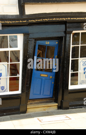 the entrance door to Sir John Boys house (Kings Gallery) Canterbury, Kent. UK. Stock Photo