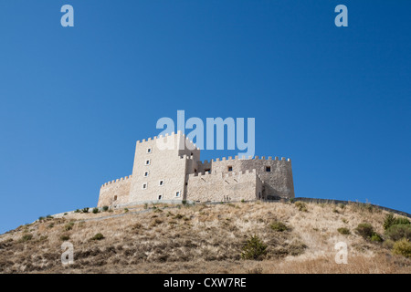 Castle of Curiel - Curiel de Duero, Valladolid Province, Spain Stock Photo