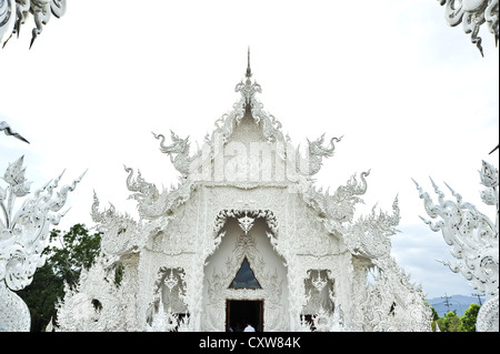 The famous temple of thailand, Wat Rong Khun (White temple) Stock Photo