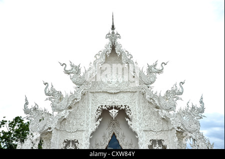 The famous temple of thailand, Wat Rong Khun (White temple) Stock Photo