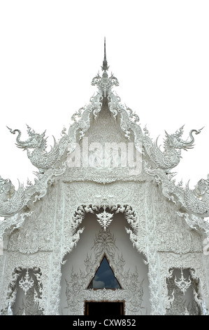 The famous temple of thailand, Wat Rong Khun (White temple) Stock Photo