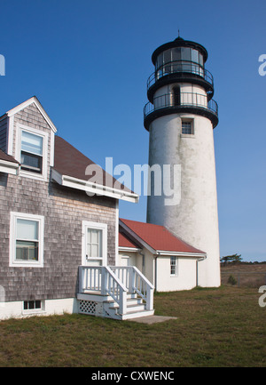 Highland Lighthouse, North Truro, Cape Cod, Massachusetts, USA Stock Photo
