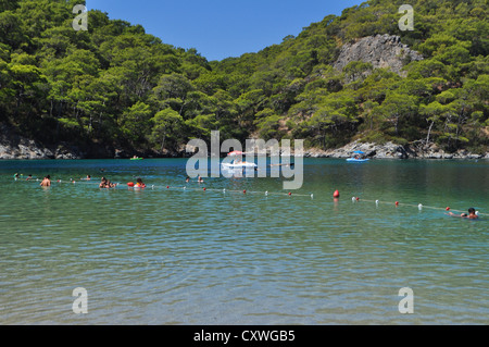 Olu Deniz blue lagoon Turkey Stock Photo