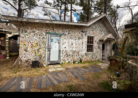 House of Shards, Abita Mystery House aka UCM Museum, Abita Springs, Louisiana Stock Photo