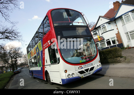 A West Midlands Passenger Transport Executive bus pictured in Acocks green, Birmingham Stock Photo