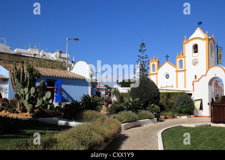 Nossa Senhora da Luz church, Praia da Luz, Algarve, Portugal Stock Photo