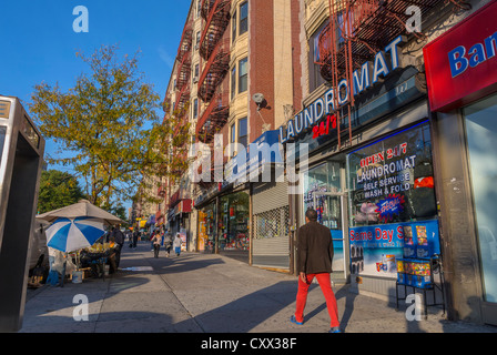 New York City, NY, USA, Street Scenes, Main Street Shopping Area, in Spanish Harlem Area, Hamilton Heights, Manhattan