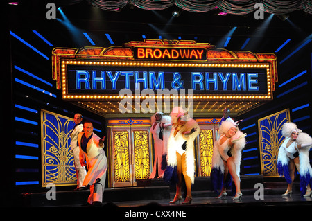 Stage show on board Royal Caribbean 'Grandeur of the Seas' cruise ship, Adriatic Sea, Mediterranean, Europe Stock Photo