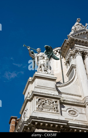 Angel, Santa Maria del Giglio (Detail), Venice, Italy Stock Photo