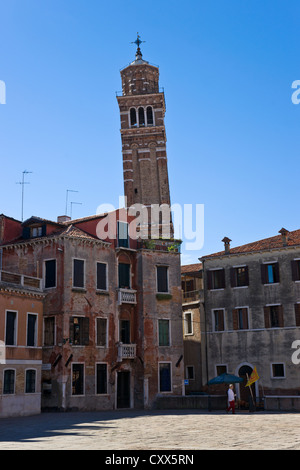 San Stefano Campanile, Venice, Italy Stock Photo
