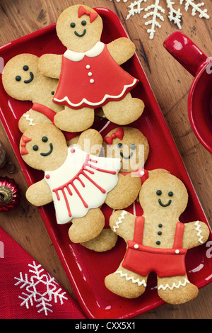 Gingerbread men Stock Photo