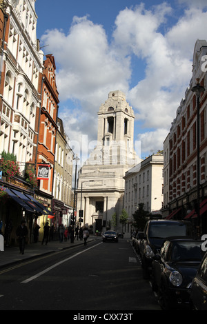 Freemasons' Hall in London is the headquarters of the United Grand Lodge of England and a meeting place for the Masonic Lodges Stock Photo
