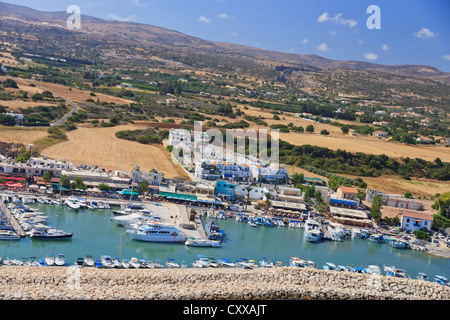 Aerial view of Latchi marina, Paphos area, Cyprus Stock Photo