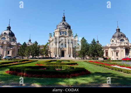 Szechenyi Thermal Baths, Budapest, Hungary Stock Photo