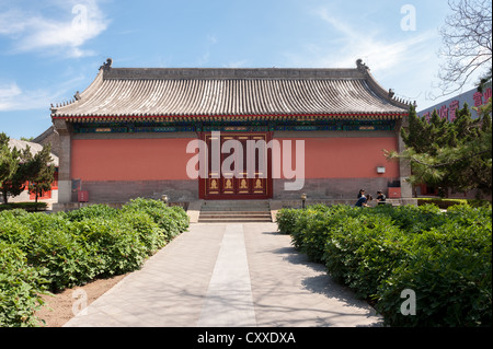 The Big Bell Temple and Ancient Bell Museum in Beijing. Stock Photo