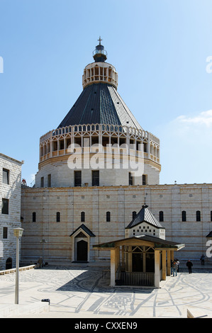 Basilica of Annunciation, Nazareth, Galilee, Israel, Middle East Stock Photo