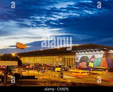 Terminal 2 at El Prat airport in Barcelona, Spain, Europe Stock Photo