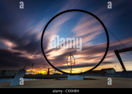 Temenos Sculpture at Middlehaven, Middlesbrough, Cleveland Stock Photo