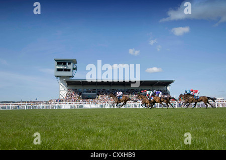 Ffos Las Race Course near Kidwelly, Carmarthenshire. Stock Photo