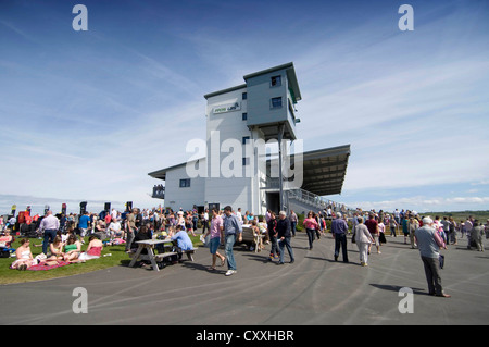 Ffos Las Race Course near Kidwelly, Carmarthenshire. Stock Photo