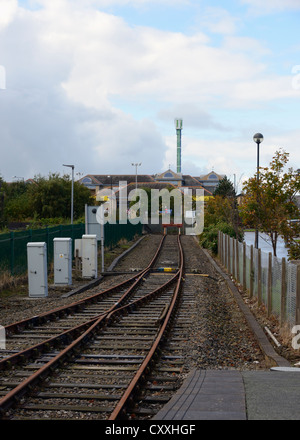 The end of the line. Morecambe rail station, Lancashire, England, United Kingdom, Europe. Stock Photo