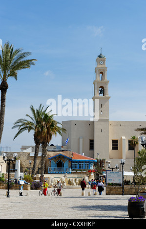 St Peter's church, Jaffa, Tel Aviv, Israel, Middle East Stock Photo