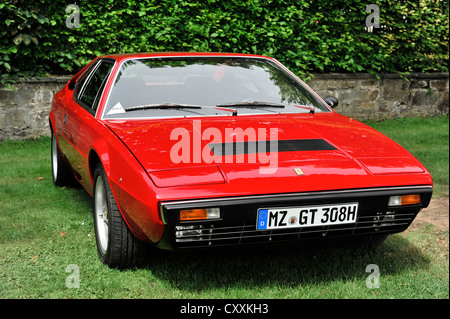 Ferrari DINO 308 GT4 Bertone, built in 1977, vintage car, Retro Classics meets Barock 2012, Ludwigsburg, Baden-Wuerttemberg Stock Photo