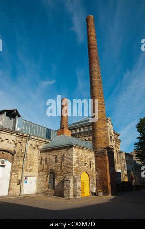 Rotermanni kvartal the former industrial area converted into new use in front of harbour central Tallinn Estonia Europe Stock Photo