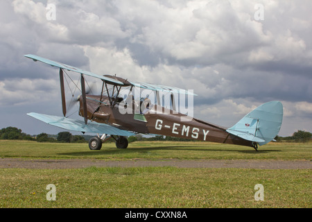 de Havilland Tiger Moth Aircraft Stock Photo