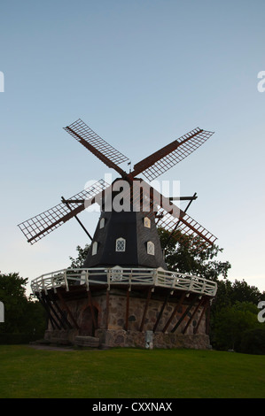 Slottsmöllan the castle windmill in Slottsparken park Malmö city Skåne county Sweden Europe Stock Photo