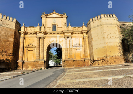 Puerta de Cordoba city gate, Carmona, Seville province, Andalusia, Spain, Europe Stock Photo