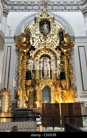 Altar area, Iglesia San José church, Granada, Andalucia, Spain, Europe Stock Photo