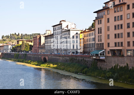 Typical building facade in Florence, Italy Stock Photo - Alamy