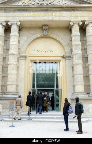 Musee de l'Orangerie, Paris, France, exterior of Musee de l'Orangerie, Paris, France Stock Photo