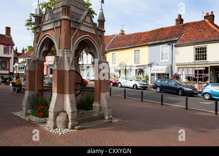 Market Cross on Market Hill Woodbridge Suffolk England Stock Photo