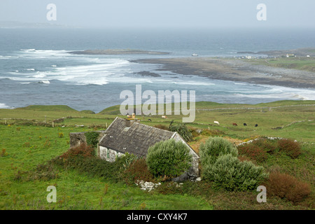 Atlantic Coast near Doolin, Co. Clare, Republic of Ireland Stock Photo