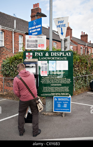 Pay and Display Machine Stock Photo