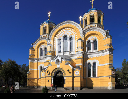 Ukraine, Kiev, Kyiv, St Volodymyr's Cathedral, Stock Photo