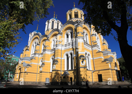 Ukraine, Kiev, Kyiv, St Volodymyr's Cathedral, Stock Photo