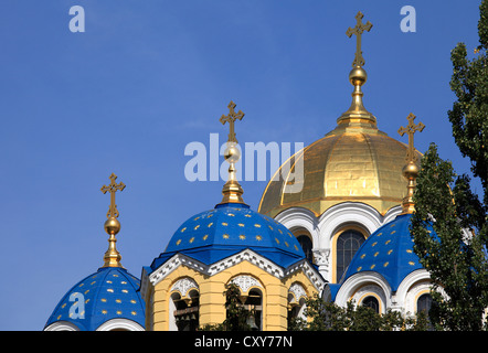 Ukraine, Kiev, Kyiv, St Volodymyr's Cathedral, Stock Photo