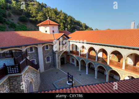 Kykkos monastery, Troodos, Cyprus Stock Photo
