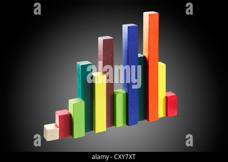 Colourful Wooden Blocks Stock Photo